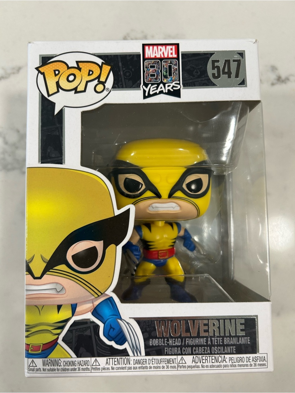 Marvel 80 Years Edition Wolverine #547 Funko Pop